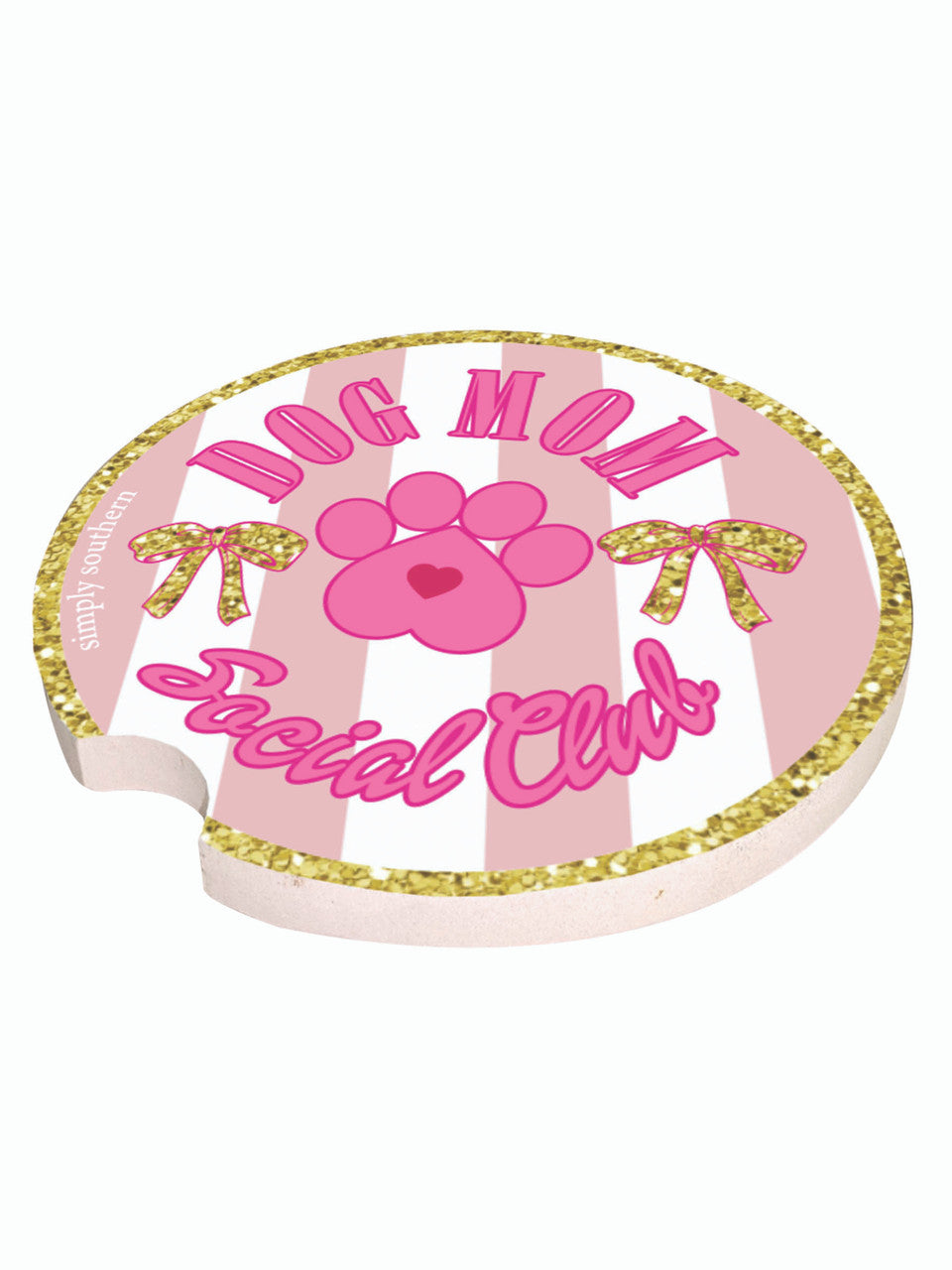 Simply Southern Dog Mom Car Coaster