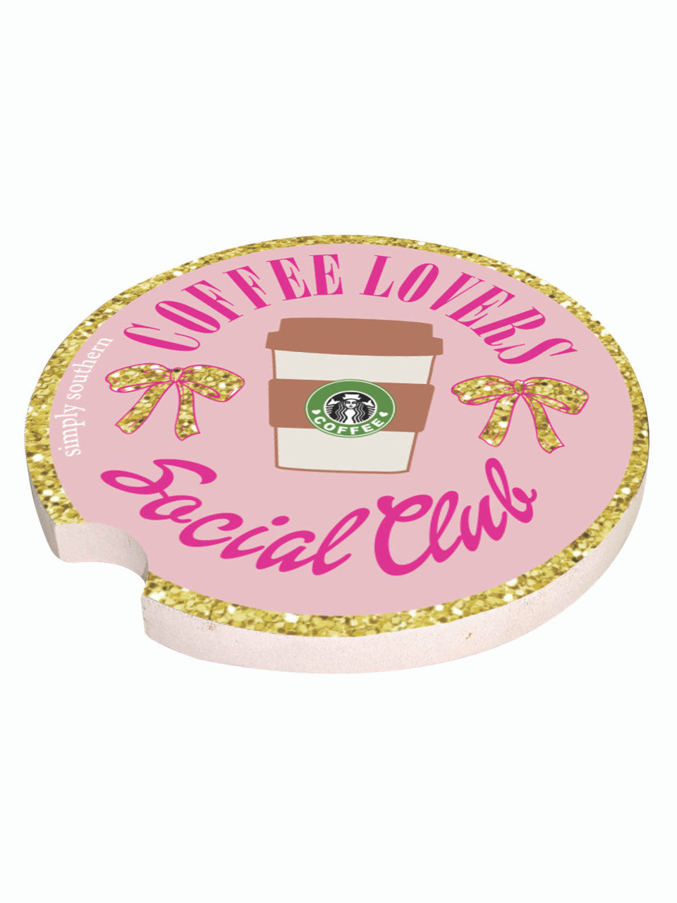 Simply Southern Coffee Lover Car Coaster