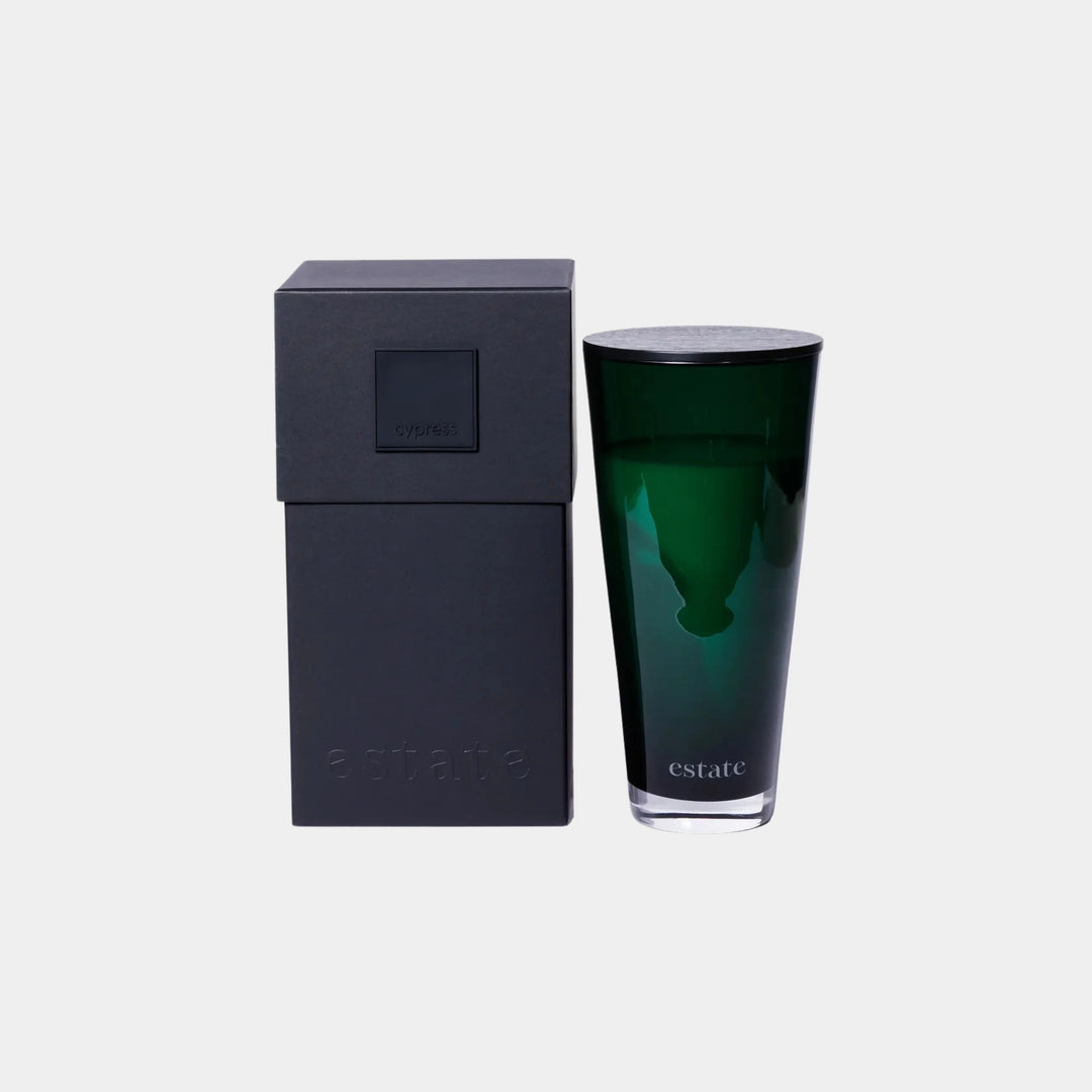 Estate Candle 115 oz, Green- CYPRESS