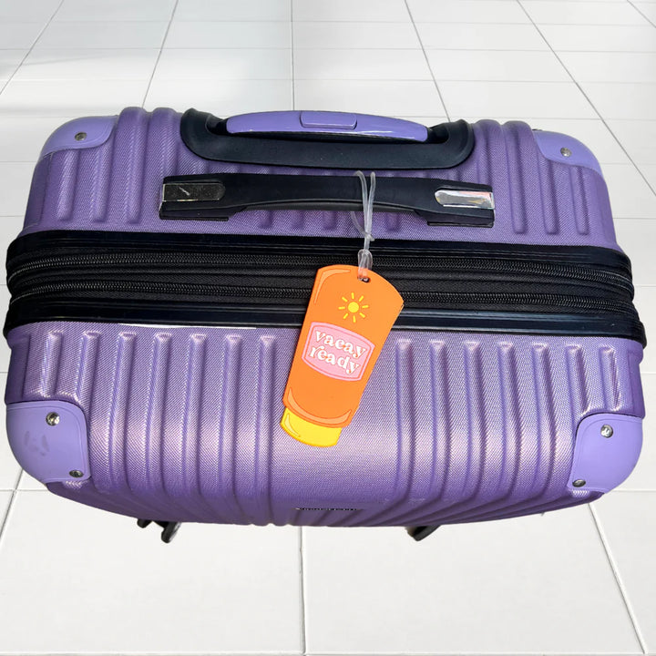 Silicone Luggage Tag Sun Tan Lotion