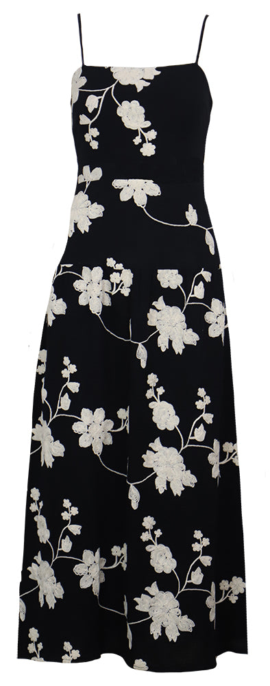 Gracie Embroidered Midi Dress