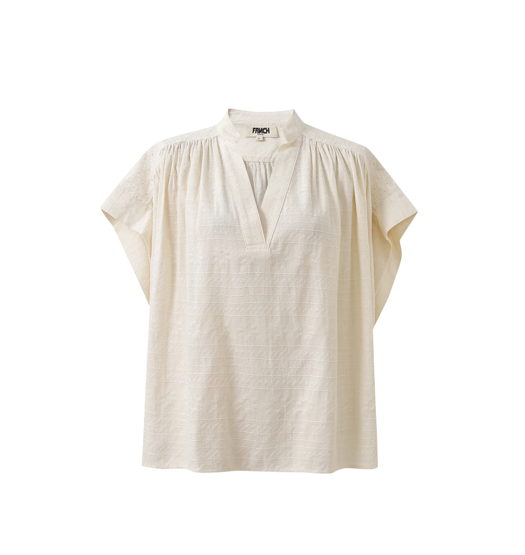 Lalla Beige Cream Blouse