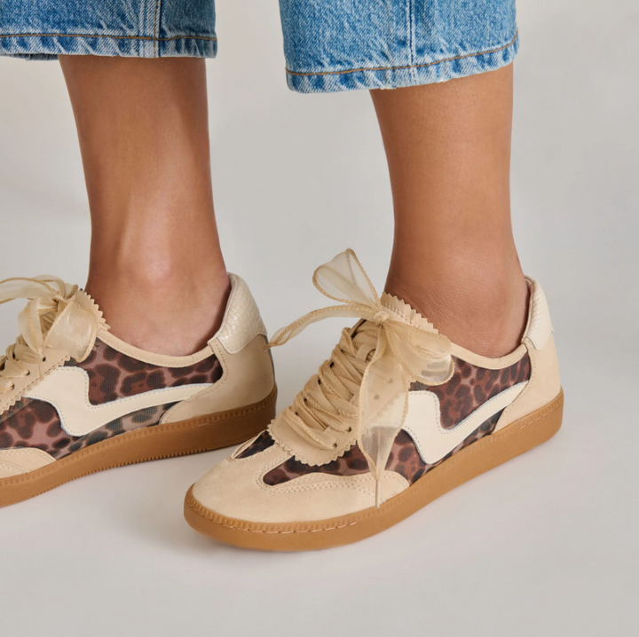 Notice Mesh Sneakers Lt Leopard Mesh