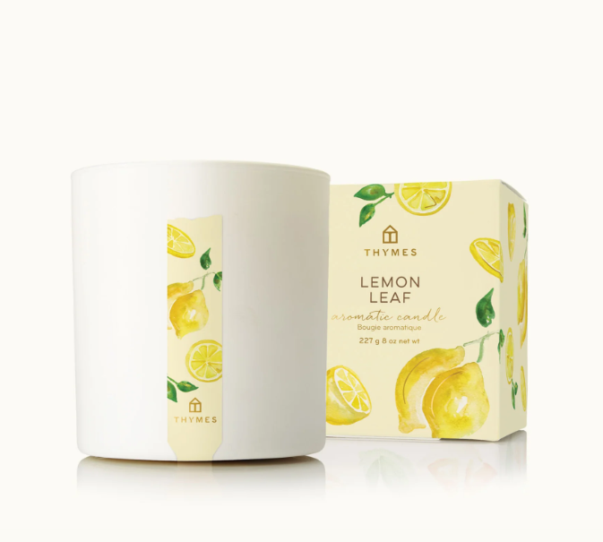 Lemon Leaf Poured Candle