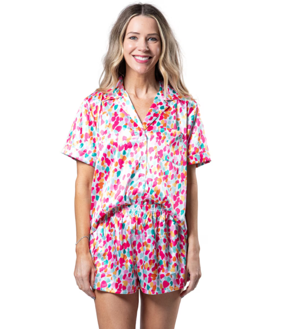Confetti Bloom Pajama Short Set