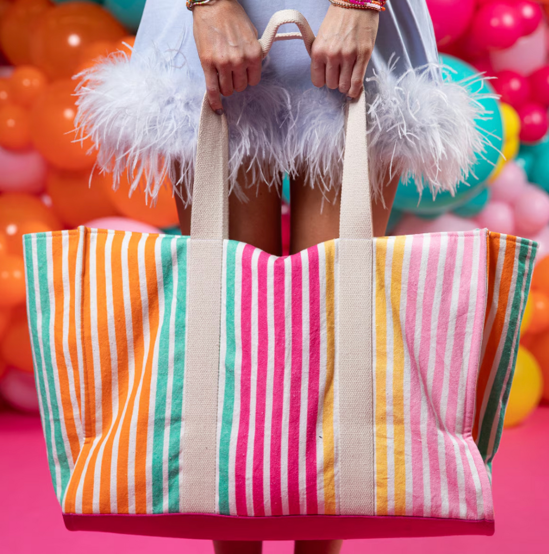 Downtown Stripe Tote