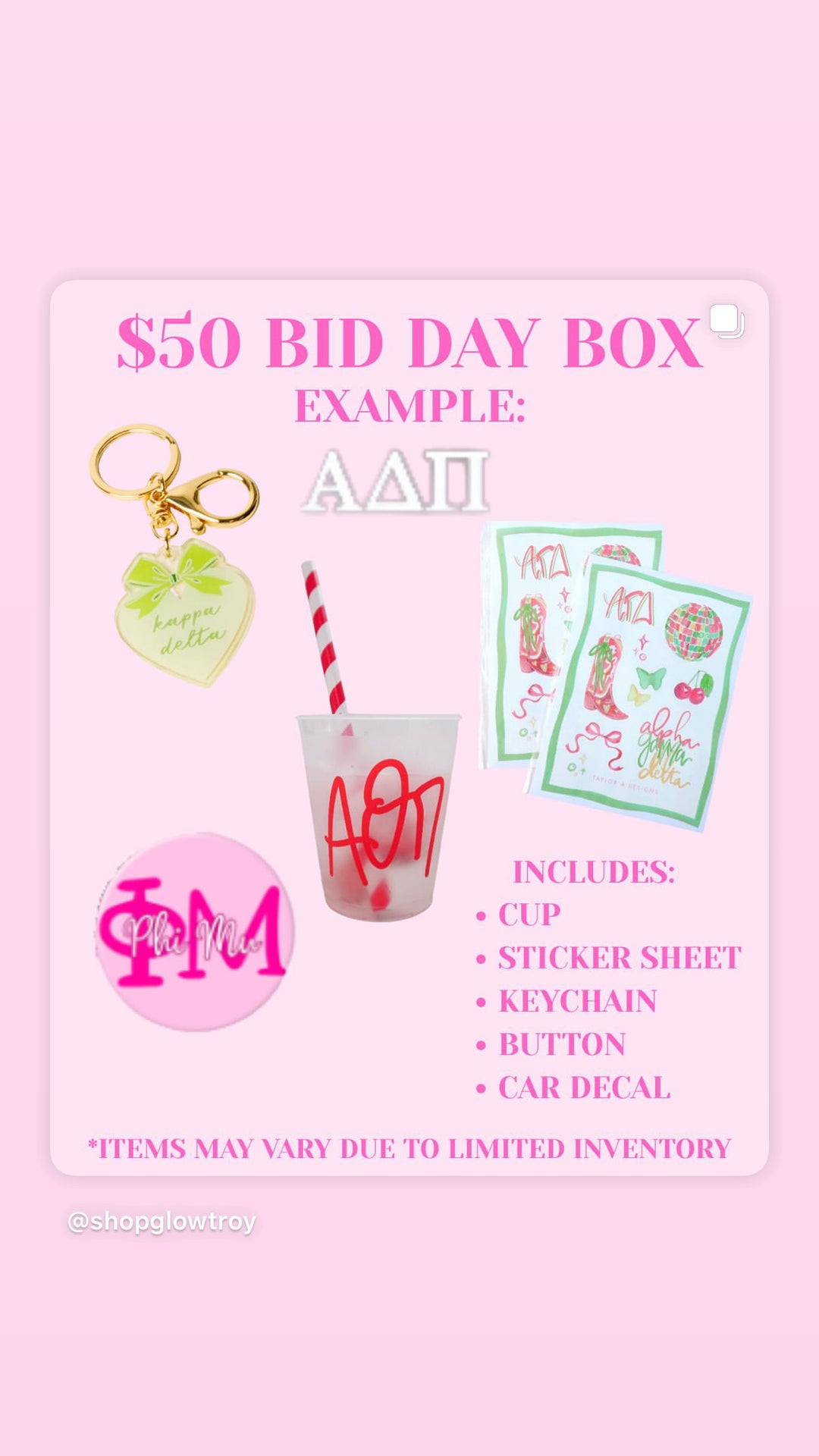 $50 Bid Day Box
