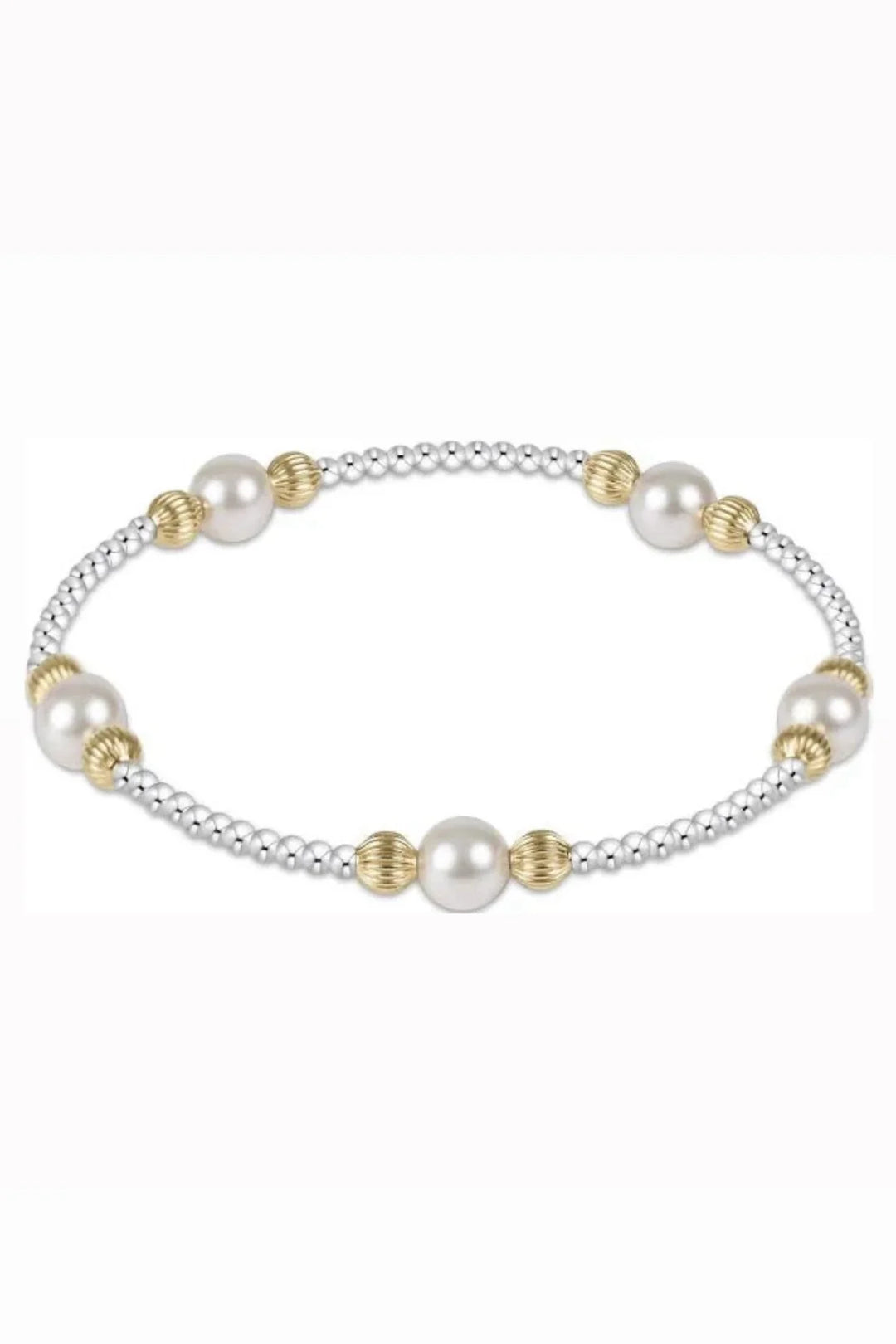 Enewton Purpose Dignity Pearl 6mm Bead Bracelet - Mixed Metal Bracelets