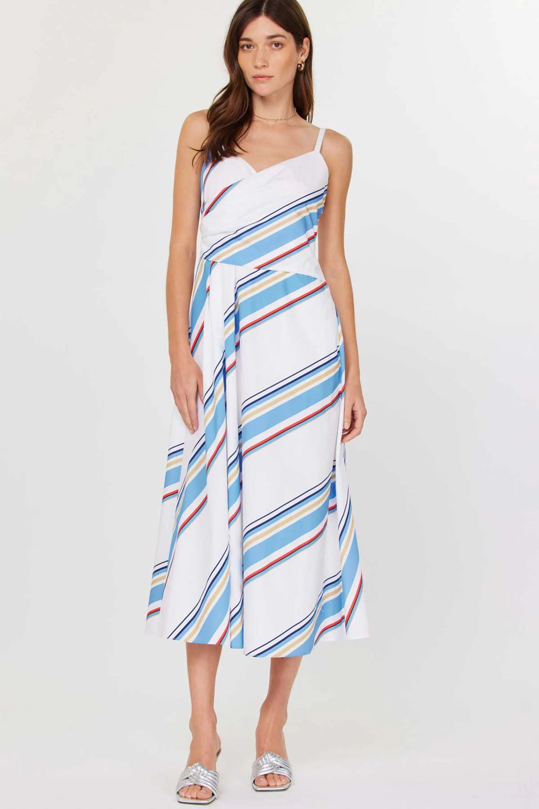 Faux Wrap Top Dress