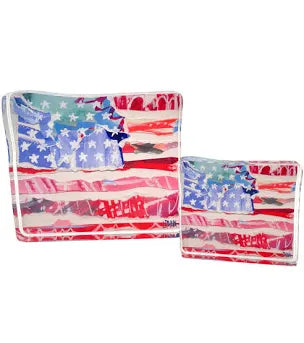 Lauren Dunn Red Flag, Stars & Stripes Acrylic Bitty