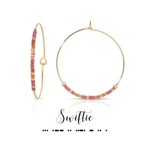 Dot & Dash Hoop - Taylor Swift Collection