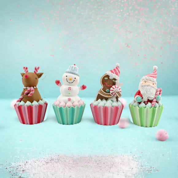4 Cupcake Characters