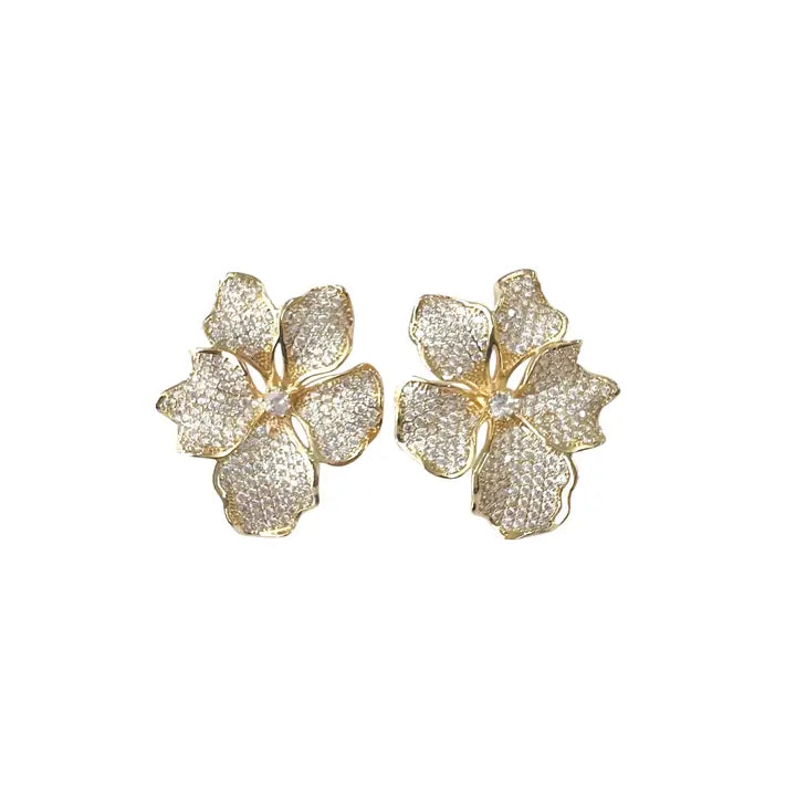 Calliope Flower Statement Earring