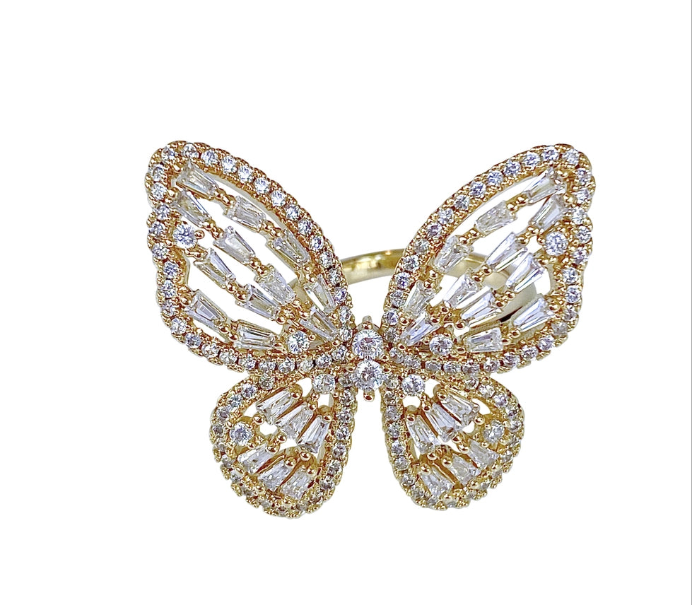 Large Bufferfly Ring