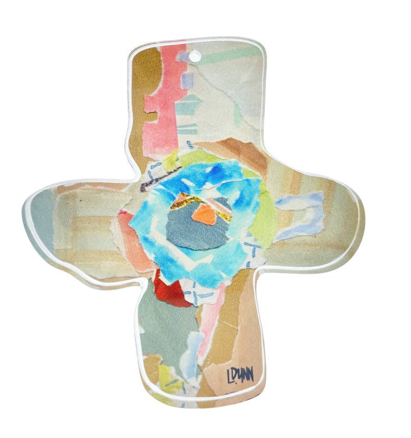 Lauren Dunn - Neutral Everlasting Love Acrylic Cross