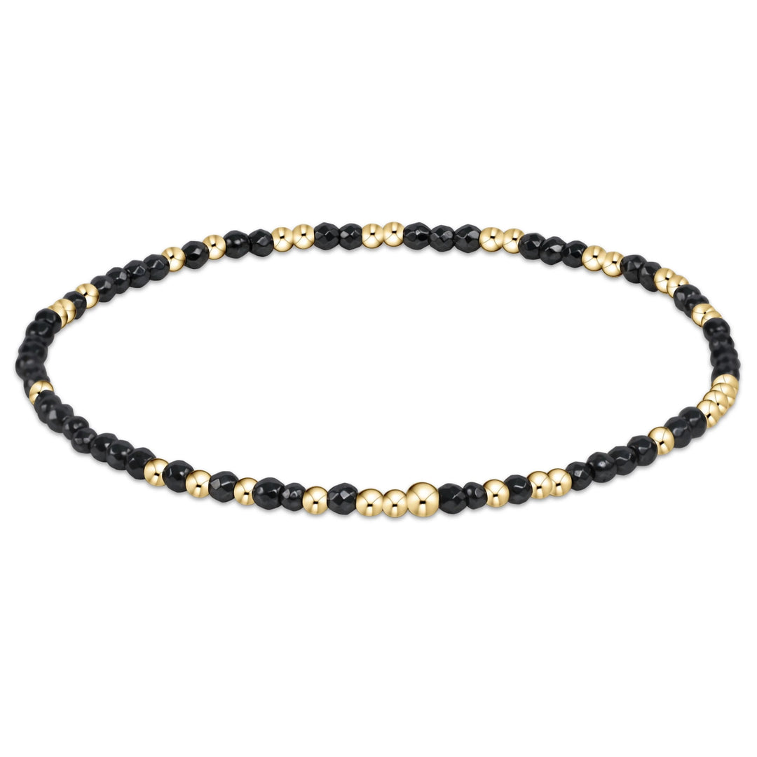 Enewton Hope Unwritten Gemstone 2mm Bead Bracelet Faceted Hematite