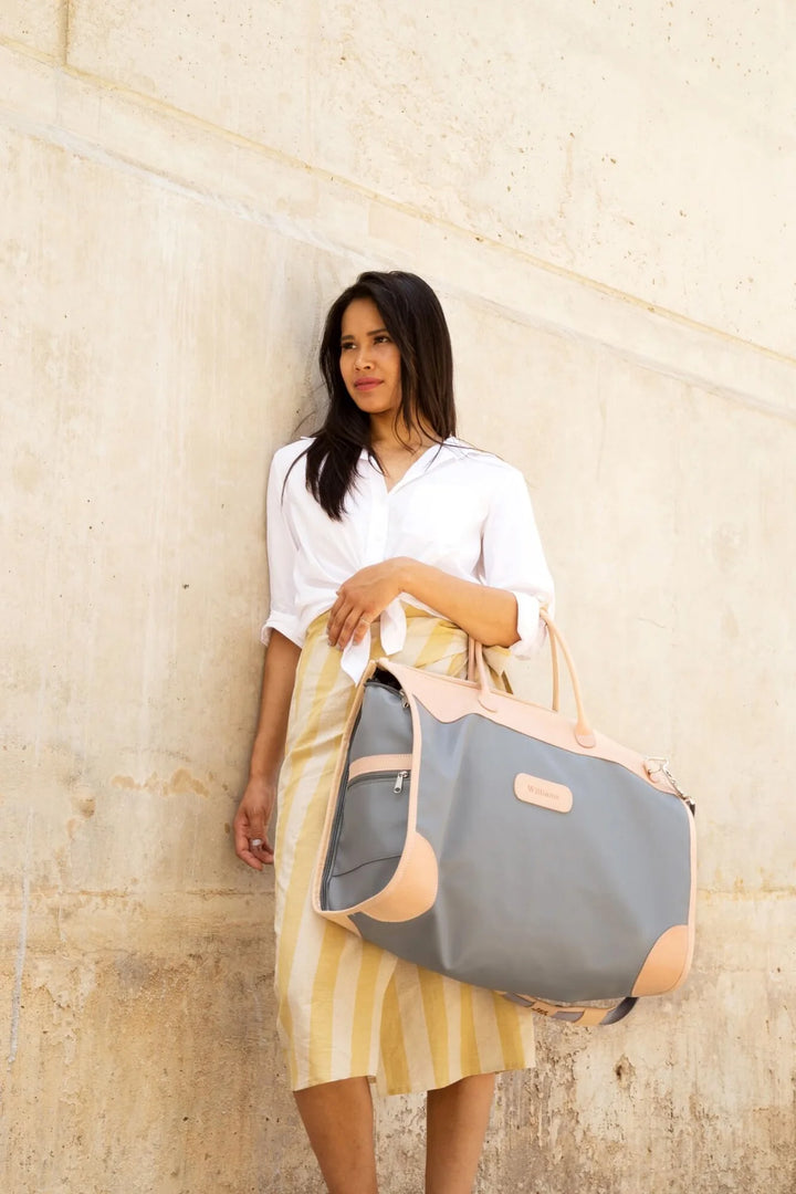 Jon Hart Southtown Coated Canvas Duffel bag