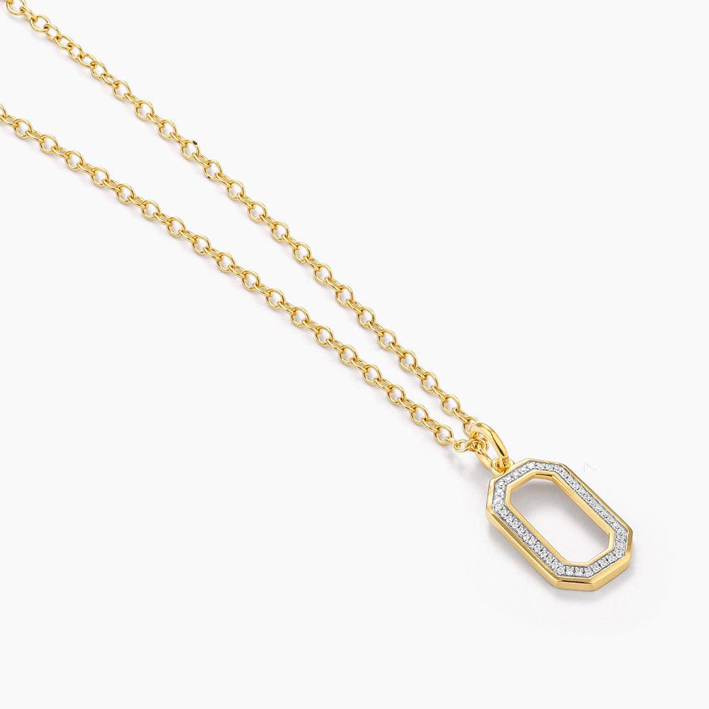Fashionably Dog Tagged Pendant Necklace