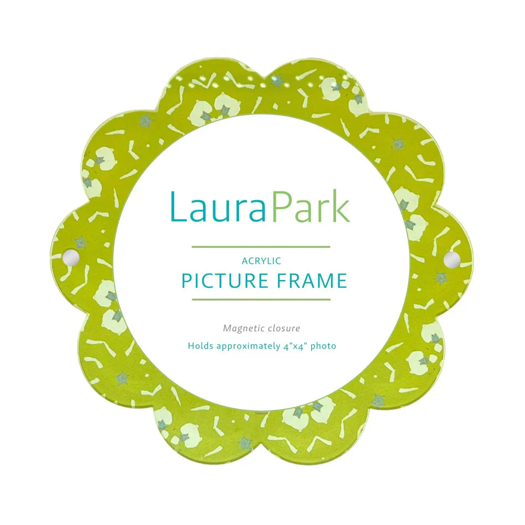 Laura Park Dorset Garden Green Acrylic Round Picture Frame