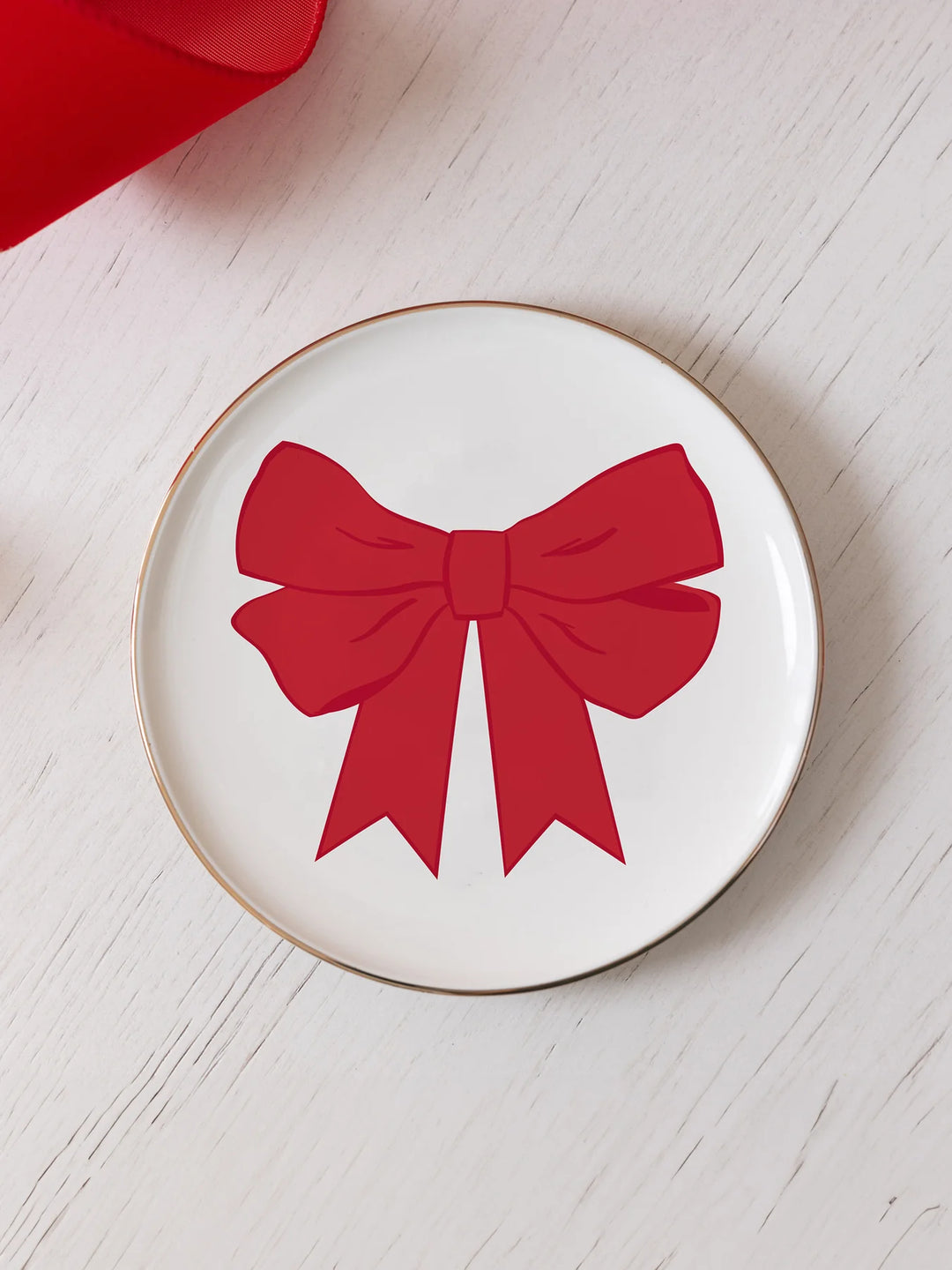 Appetizer Plates | Red Bow