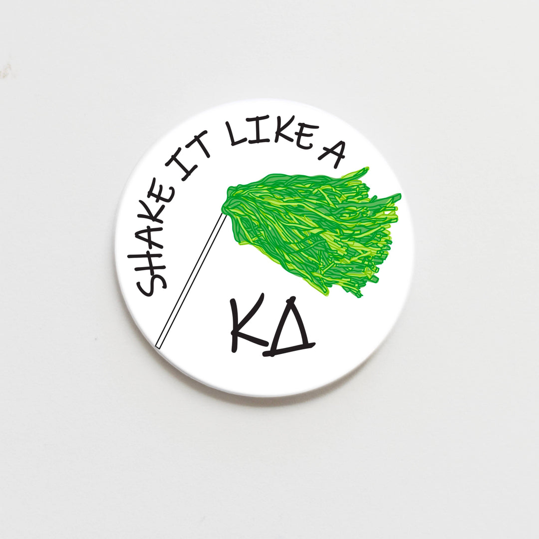 Good Vibez Collegiate - Kappa Delta Greek Shaker Button - 3.00 inch