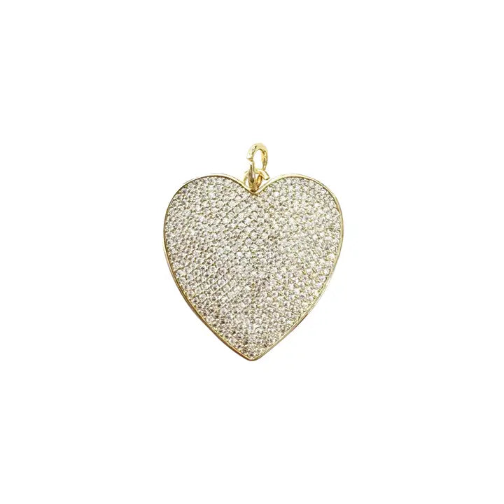 Large Leah Heart Scarf Charm