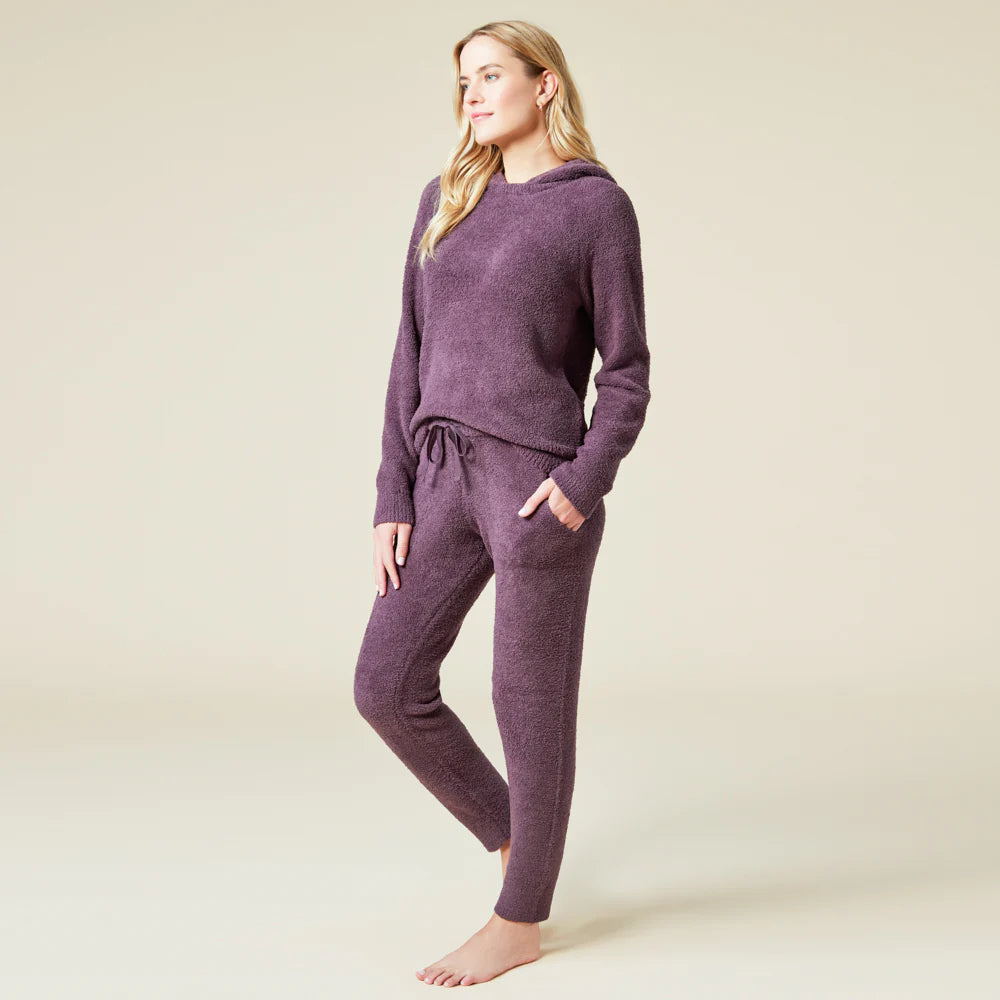 Softies Solid Marshmallow hoodie Lounge Set