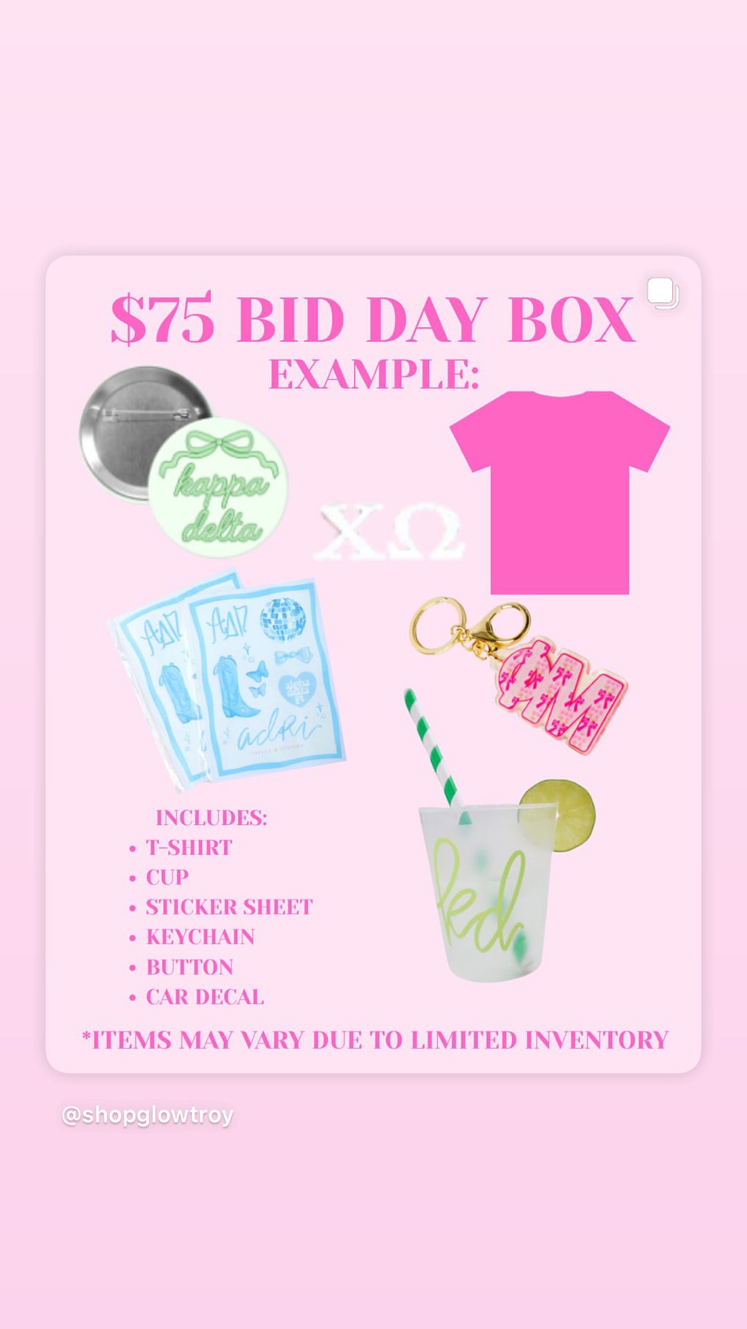 $75 Bid Day Box