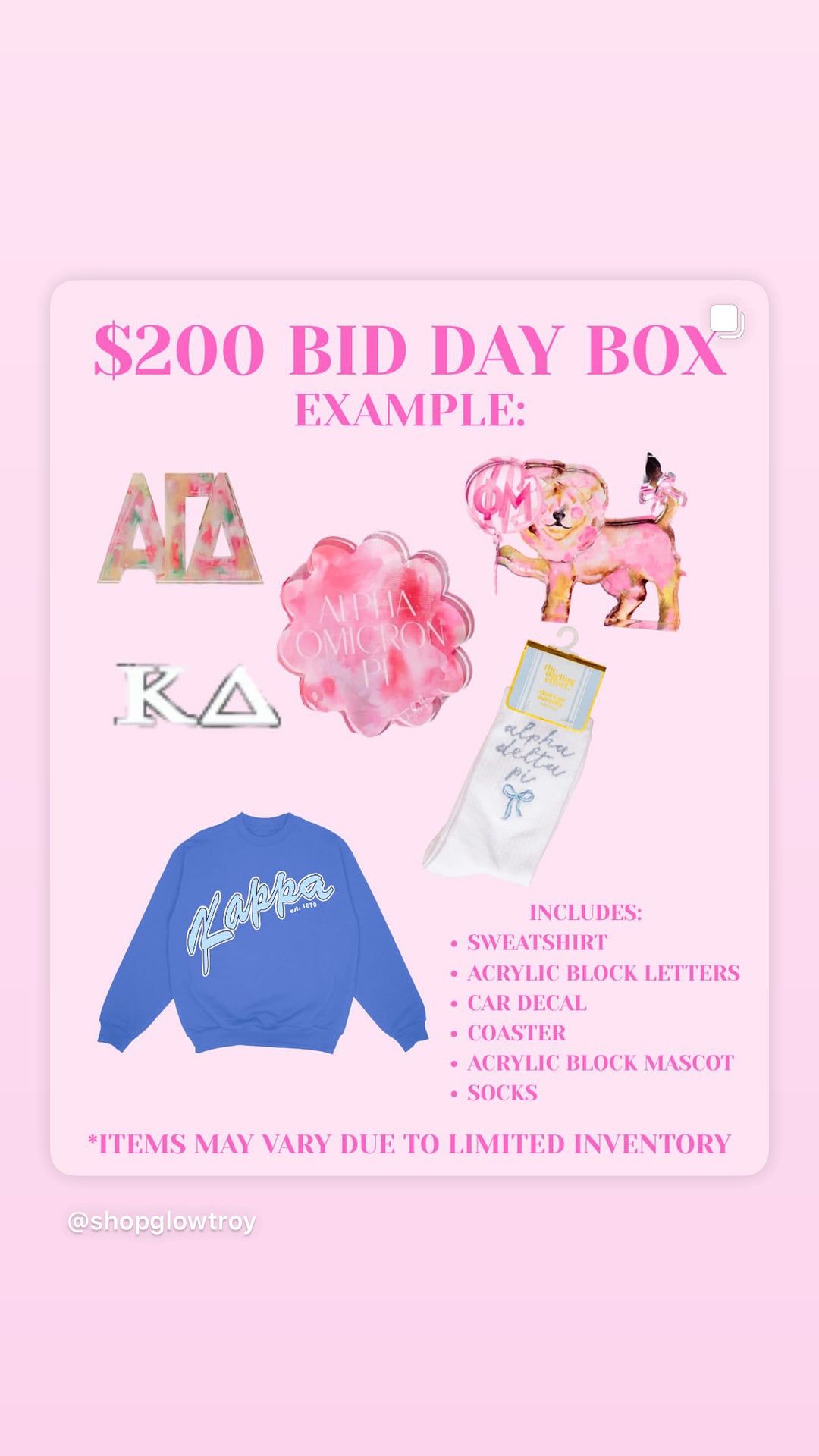 $200 Bid Day Box
