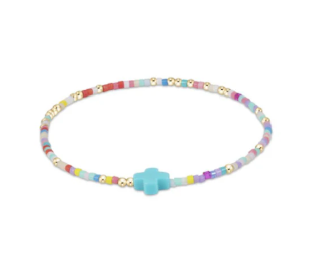 Enewton Hope Unwritten Sterling Signature Cross Bracelet - Spring Summer 2025