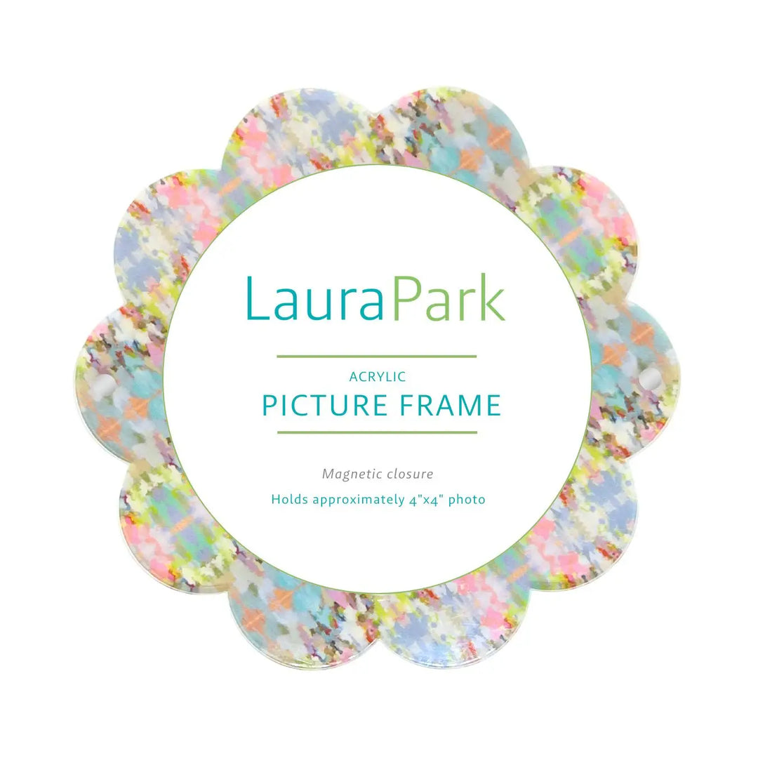 Laura Park Designs Brooks Avenue Acrylic Round Picture Frame