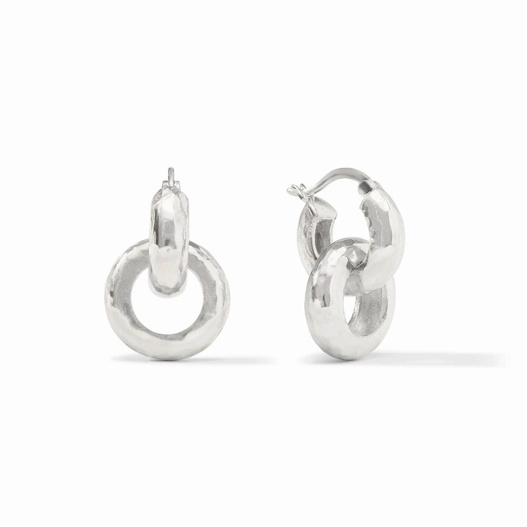 Julie Vos Catalina 2-in-1 Silver Earring