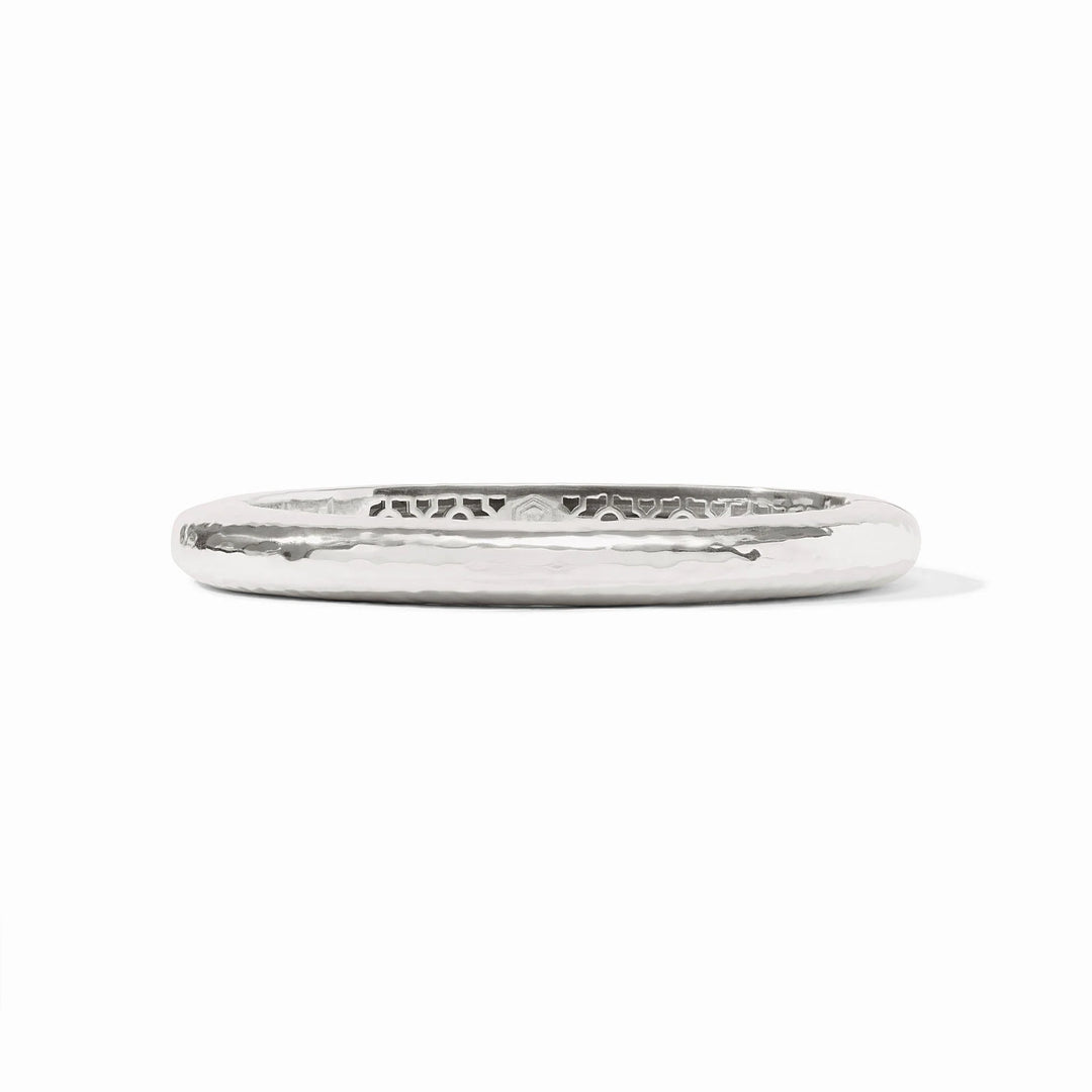 Julie Vos Catalina Statement Silver Hinge Bangle