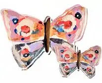 Lauren Dunn Butterfly Lavender Large