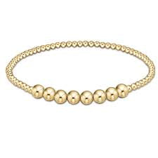 Enewton classic gold beaded bliss 2.5mm bead bracelet - 5mm gold