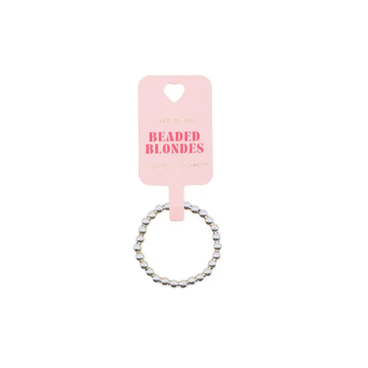 BB Ella Beaded Band in Silver
