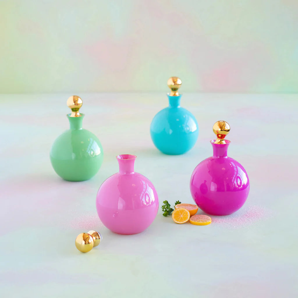 Glitterville Sugar Plum Decanter with Stopper