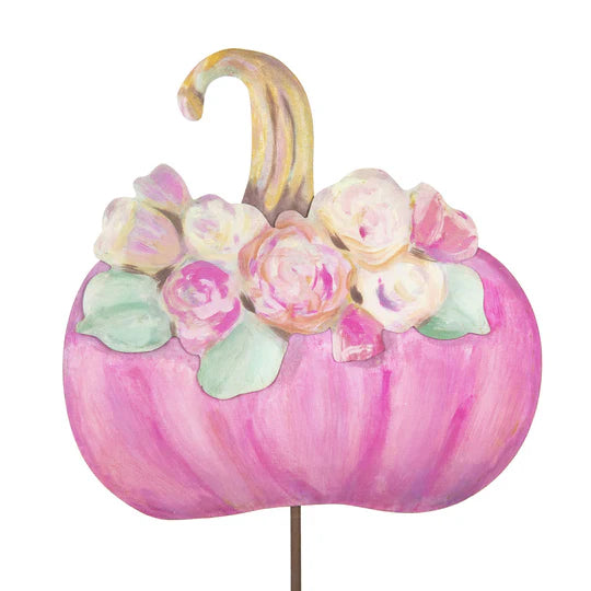 THE ROUND TOP COLLECTION Pink Pumpkin Arrangement