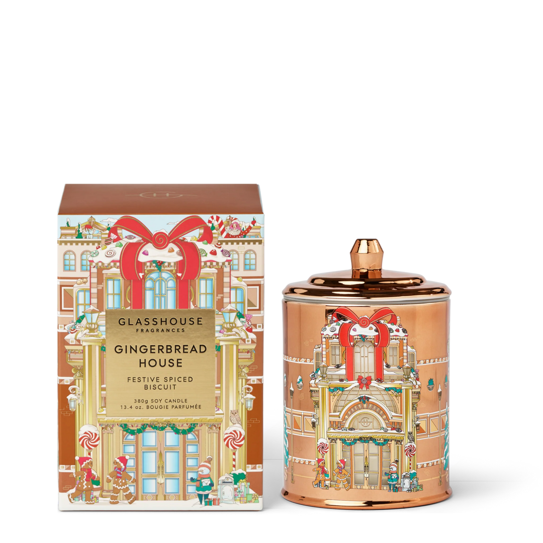 Gingerbread House 13.4oz Candle
