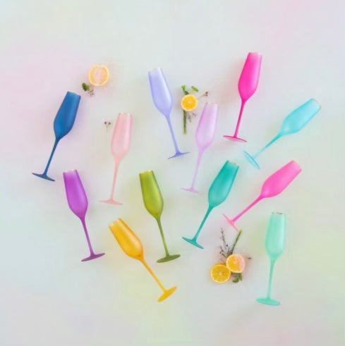 Glitterville Frosted Flute