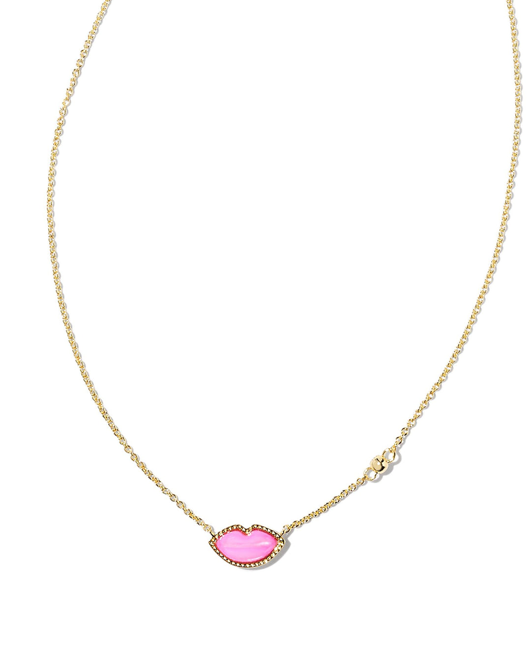 Kendra Scott Lips Pendant Necklace - Gold