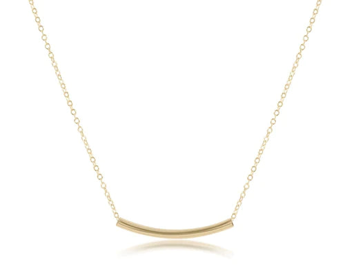 Bliss Bar Small Gold 16" Necklace