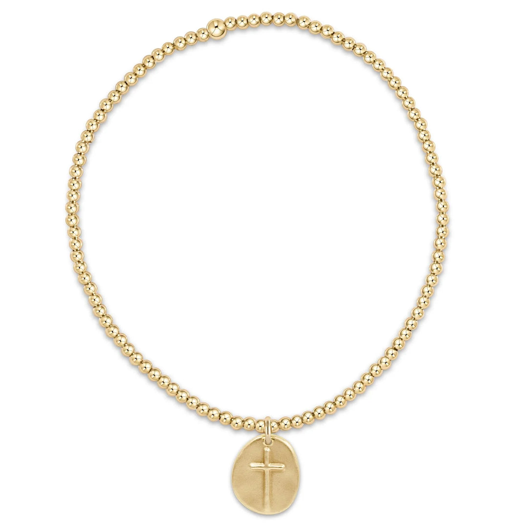 EXTENDS classic gold 2mm inspire small charm