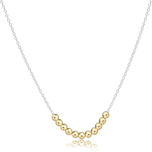 Enewton 16" necklace sterling mixed metal - classic gold beaded bliss
