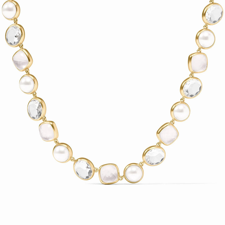 Julie Vos Kaleidoscope Tennis Crystal Necklace