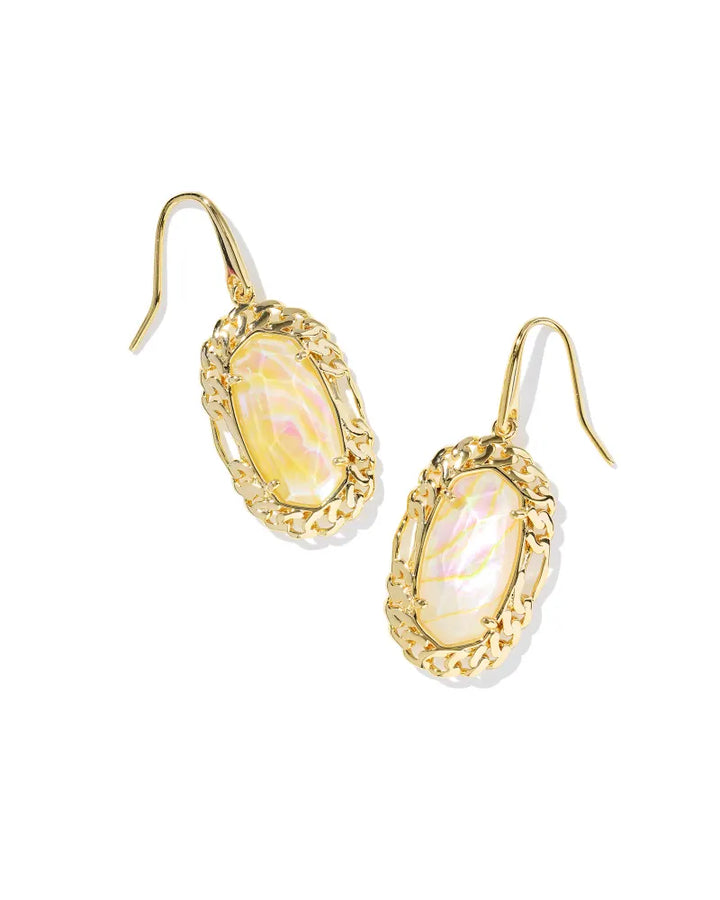 Dani Figaro Frame Drop Earring