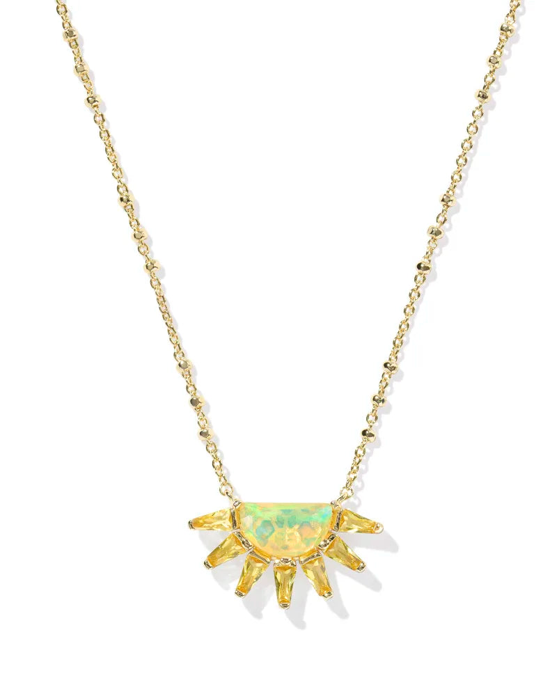 Samantha Sun Pendant Necklace