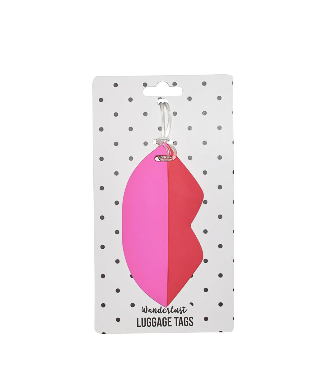 Lips Silicone Luggage Tag