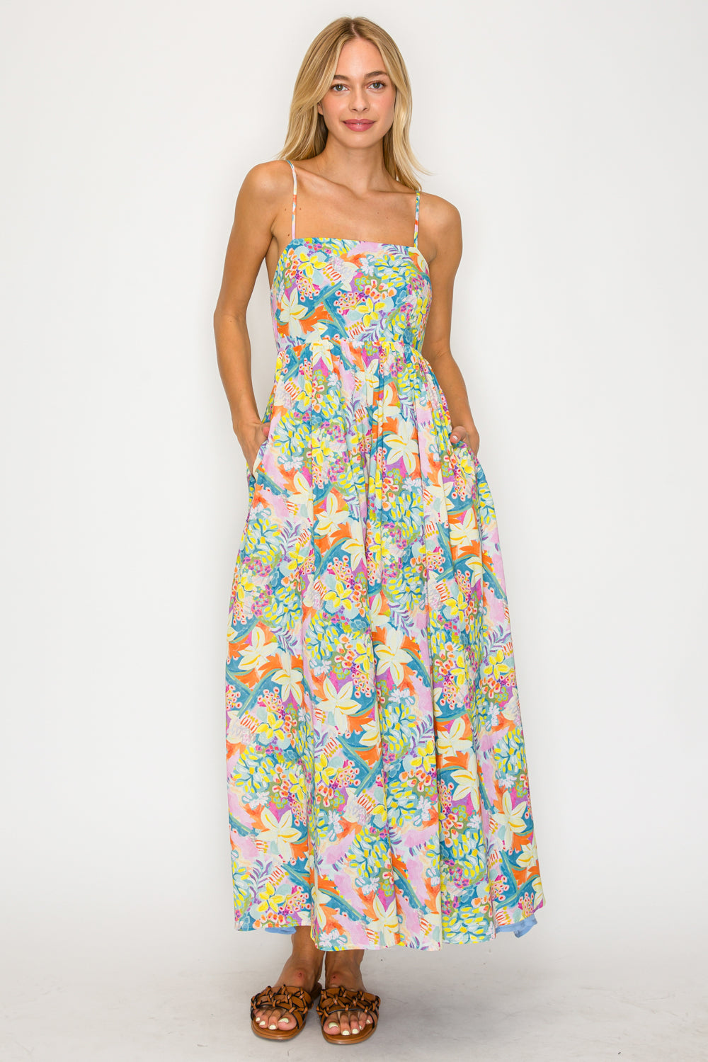 bloom maxi dress Painted Bloom Maxi Dress  Sterling Kreek