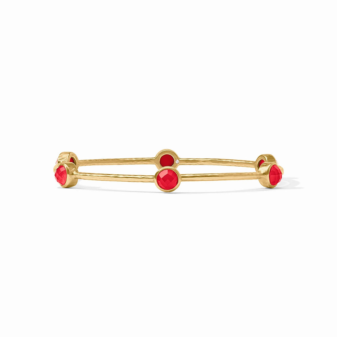 Julie Vos Milano Luxe Bangle-Iridescent Strawberry